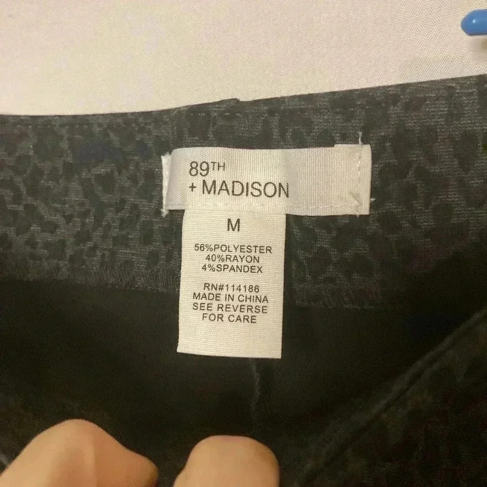 89th + Madison Pants Black/Gray Size Medium — image 3 of 5